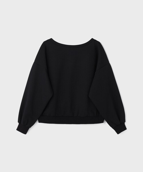 GRACE CLASS(グレースクラス)の「モチーフ刺繍スウェットトップ(Tシャツ/カットソー・レディース・ホワイト/ブラック・36)」の8枚目の写真