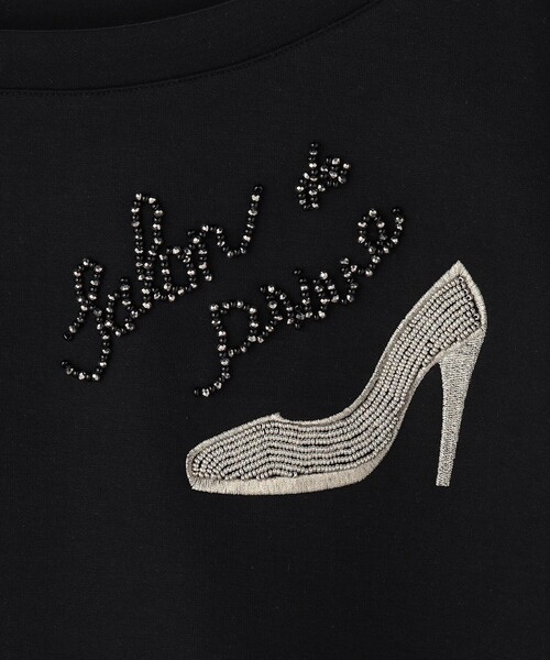 GRACE CLASS(グレースクラス)の「モチーフ刺繍スウェットトップ(Tシャツ/カットソー・レディース・ホワイト/ブラック・36)」の10枚目の写真