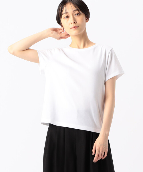 COMME CA(コムサ)の「〔 TALLサイズ 〕 クレンゼフライス Tシャツ(Tシャツ/カットソー・レディース・ピンク/ホワイト/ブルー・15号/13号)」の5枚目の写真