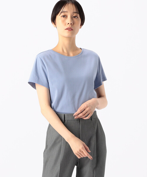 COMME CA(コムサ)の「〔 TALLサイズ 〕 クレンゼフライス Tシャツ(Tシャツ/カットソー・レディース・ピンク/ホワイト/ブルー・15号/13号)」の11枚目の写真