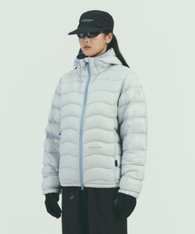 WELTER EXPERIMENT（ウェルターエクスペリメント）の「THERMOTRAIL LIGHTWEIGHT PERTEX DOWN JACKET_LIGHT GRAY（ダウンジャケット/コート）」