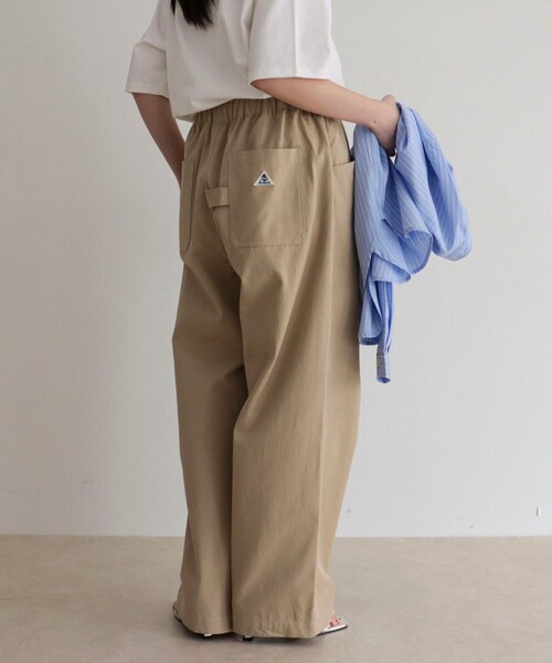 fredy emue（フレディエミュ）の「【GEVACO/ゲバコ】L字ポケットテーパードパンツ（その他パンツ・レディース・カーキ/ブラック/ベージュ・38）」の7枚目の写真