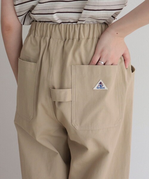 fredy emue（フレディエミュ）の「【GEVACO/ゲバコ】L字ポケットテーパードパンツ（その他パンツ・レディース・カーキ/ブラック/ベージュ・38）」の12枚目の写真