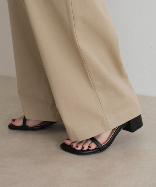 fredy emue（フレディエミュ）の「【GEVACO/ゲバコ】L字ポケットテーパードパンツ（その他パンツ・レディース・カーキ/ブラック/ベージュ・38）」の16枚目の写真