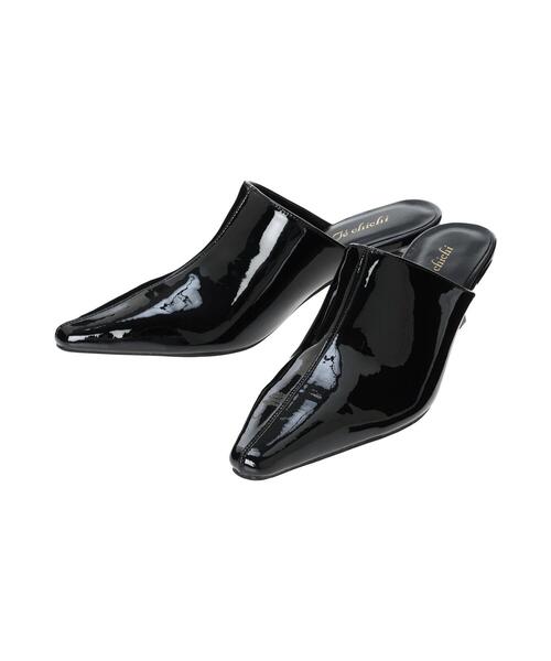 Te chichi（テチチ）の「ポインテッドミュール（パンプス・レディース・ブラック/キャメル・38/37）」の3枚目の写真