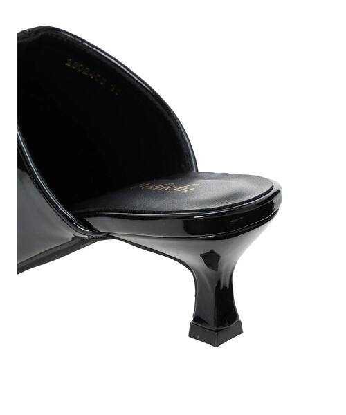 Te chichi（テチチ）の「ポインテッドミュール（パンプス・レディース・ブラック/キャメル・38/37）」の7枚目の写真