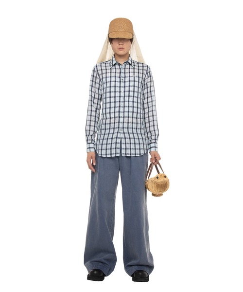 DAIRIKU(ダイリク)の「Leno WeaveW-PKT Dress L-S Shirt(シャツ/ブラウス・メンズ・その他・L/M)」の2枚目の写真
