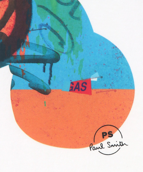 PS Paul Smith(ピーエスポールスミス)の「"Graffiti Bear" 半袖Tシャツ / 162558 220X(Tシャツ/カットソー・メンズ・ホワイト/ブラック・SMALL/MEDIUM/LARGE/X-LARGE/XX-LARGE)」の4枚目の写真