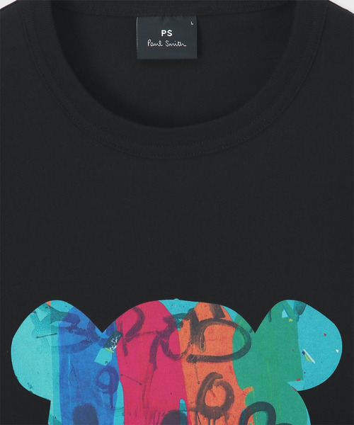 PS Paul Smith(ピーエスポールスミス)の「"Graffiti Bear" 半袖Tシャツ / 162558 220X(Tシャツ/カットソー・メンズ・ホワイト/ブラック・SMALL/MEDIUM/LARGE/X-LARGE/XX-LARGE)」の5枚目の写真