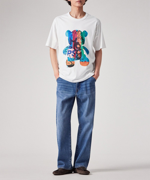 PS Paul Smith(ピーエスポールスミス)の「"Graffiti Bear" 半袖Tシャツ / 162558 220X(Tシャツ/カットソー・メンズ・ホワイト/ブラック・SMALL/MEDIUM/LARGE/X-LARGE/XX-LARGE)」の7枚目の写真