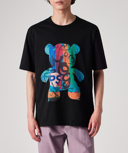 PS Paul Smith(ピーエスポールスミス)の「"Graffiti Bear" 半袖Tシャツ / 162558 220X(Tシャツ/カットソー・メンズ・ホワイト/ブラック・SMALL/MEDIUM/LARGE/X-LARGE/XX-LARGE)」の11枚目の写真