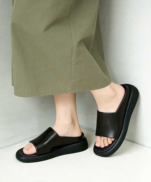 Miniministore（ミニミニストア）の「フラットサンダル レディース夏 スリッパ（サンダル・レディース・ブラック/ブラウン・24.0cm/24.5cm/25.0cm/22.5cm/23.0cm/23.5cm）」の3枚目の写真
