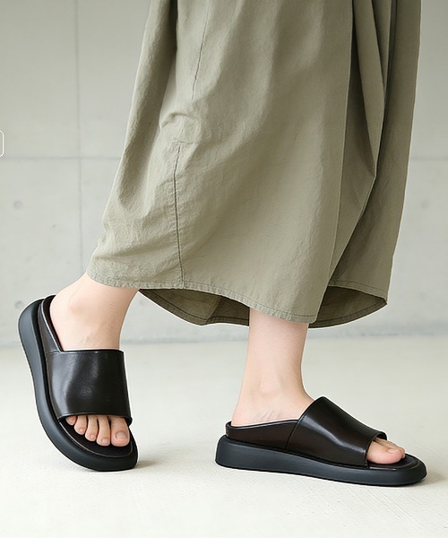 Miniministore（ミニミニストア）の「フラットサンダル レディース夏 スリッパ（サンダル・レディース・ブラック/ブラウン・24.0cm/24.5cm/25.0cm/22.5cm/23.0cm/23.5cm）」の5枚目の写真