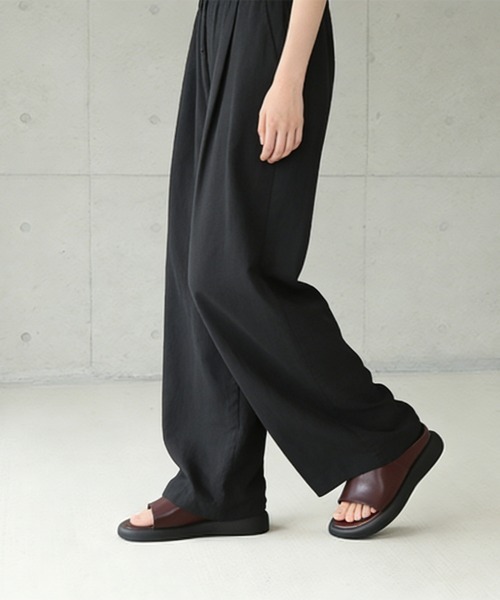 Miniministore（ミニミニストア）の「フラットサンダル レディース夏 スリッパ（サンダル・レディース・ブラック/ブラウン・24.0cm/24.5cm/25.0cm/22.5cm/23.0cm/23.5cm）」の14枚目の写真
