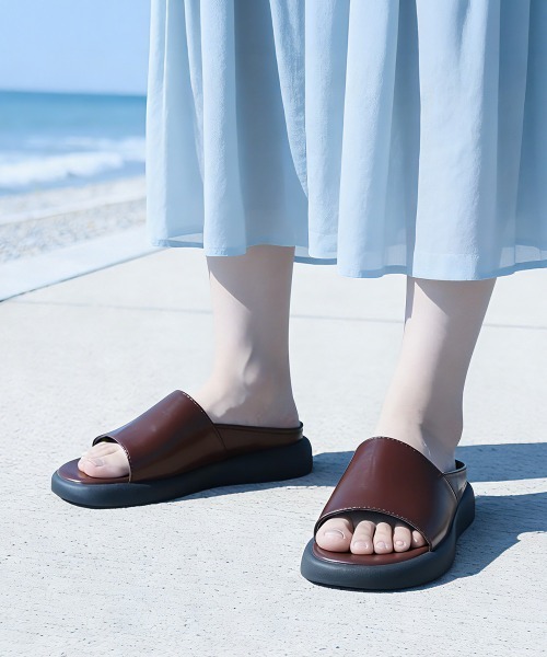 Miniministore（ミニミニストア）の「フラットサンダル レディース夏 スリッパ（サンダル・レディース・ブラック/ブラウン・24.0cm/24.5cm/25.0cm/22.5cm/23.0cm/23.5cm）」の15枚目の写真