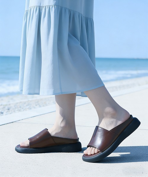 Miniministore（ミニミニストア）の「フラットサンダル レディース夏 スリッパ（サンダル・レディース・ブラック/ブラウン・24.0cm/24.5cm/25.0cm/22.5cm/23.0cm/23.5cm）」の16枚目の写真