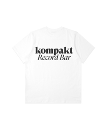 Kompakt Record Bar（コンパクトレコードバー）の「KRB Small Basic Logo T-shirts - White/Black（Tシャツ/カットソー）」