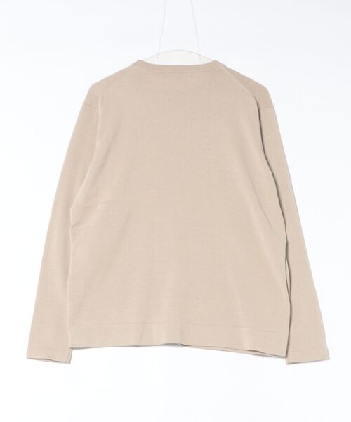 g-stage（ジーステージ）の「【g-stage】クルーネックニット（ニット/セーター・メンズ・ベージュ/ネイビー・46/48）」の3枚目の写真