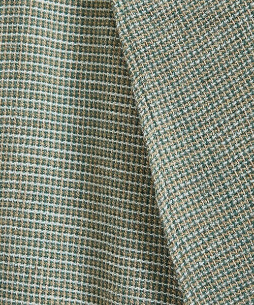 DESIGNWORKS(デザインワークス)の「カラミミックスイージーダブルジャケット(テーラードジャケット・メンズ・ブラック/グリーン・48/46/44/50)」の10枚目の写真