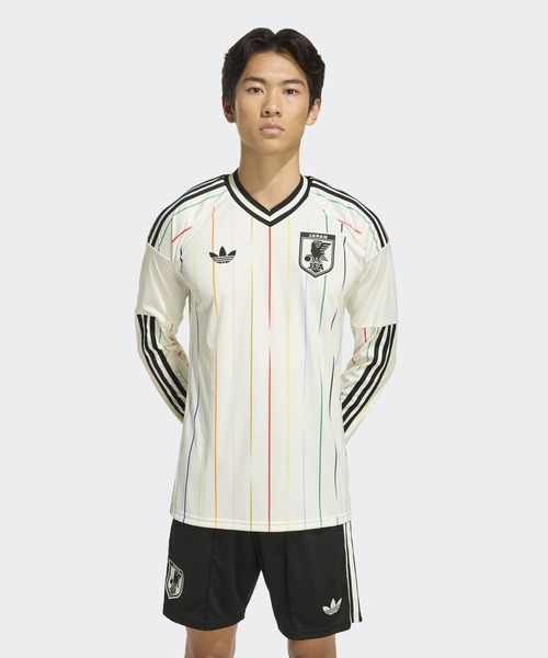 adidas(アディダス)の「アディダス サッカー日本代表 2026 アウェイ レプリカ ユニフォーム 長袖 / アディダス adidas(Tシャツ/カットソー・メンズ・ホワイト・LARGE/MEDIUM/SMALL/X-SMALL/XX-LARGE/XXX-LARGE/X-LARGE)」の8枚目の写真