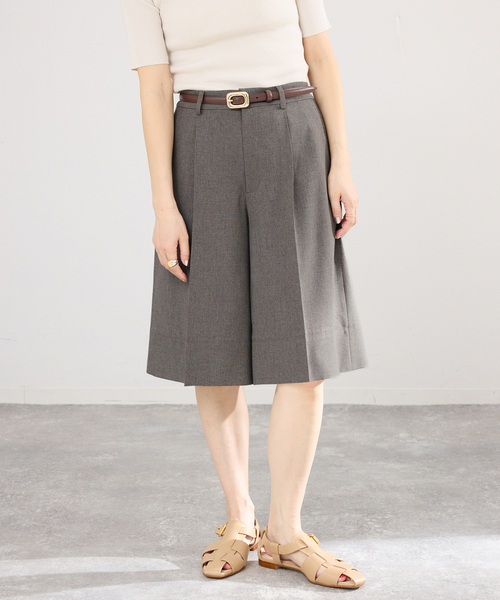 IENA(イエナ)の「《セットアップ対応》ウォッシャブル トロピカルハーフパンツ(その他パンツ・レディース・ブラウン・34/36/38)」の9枚目の写真