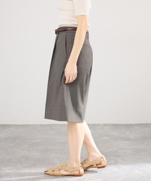 IENA(イエナ)の「《セットアップ対応》ウォッシャブル トロピカルハーフパンツ(その他パンツ・レディース・ブラウン・34/36/38)」の11枚目の写真