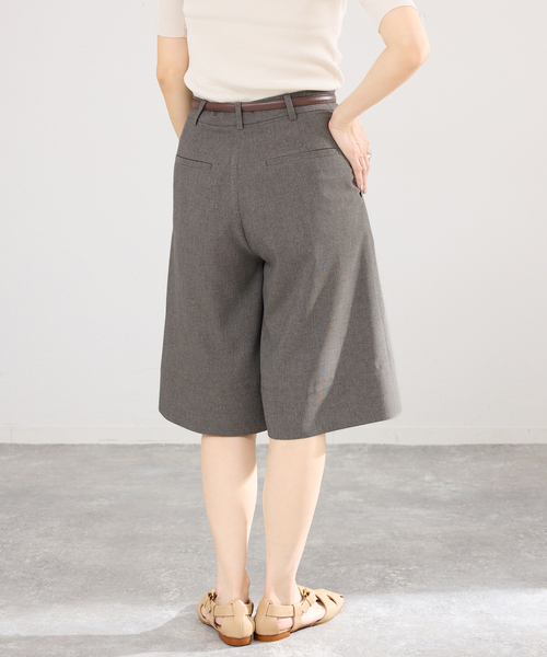 IENA(イエナ)の「《セットアップ対応》ウォッシャブル トロピカルハーフパンツ(その他パンツ・レディース・ブラウン・34/36/38)」の12枚目の写真