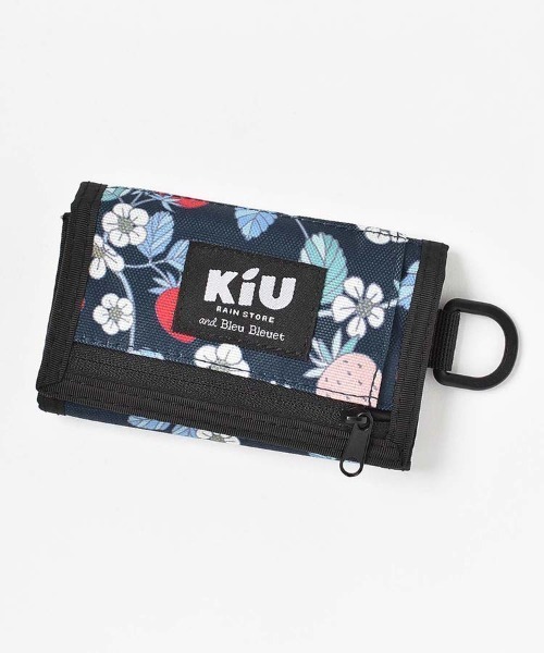 KiU(キウ)の「【KiU and BleuBleuet】KiUウォーターリペレントウォレットタイプA(財布・レディース・ブルー/ブラック/ネイビー/ブラック系その他・FREE)」の19枚目の写真