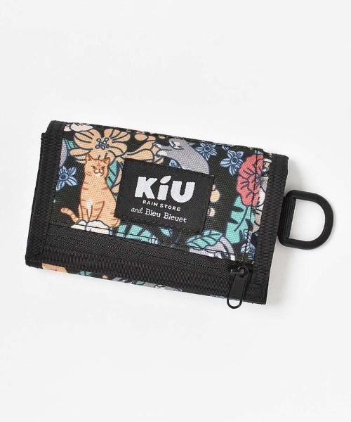 KiU(キウ)の「【KiU and BleuBleuet】KiUウォーターリペレントウォレットタイプA(財布・レディース・ブルー/ブラック/ネイビー/ブラック系その他・FREE)」の17枚目の写真