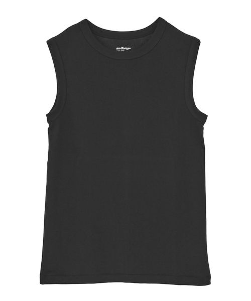 martinique(マルティニーク)の「コットンフライスノースリーブプルオーバー(Tシャツ/カットソー・レディース・ホワイト/ピンク/ブラウン/ブラック/ネイビー・FREE)」の3枚目の写真
