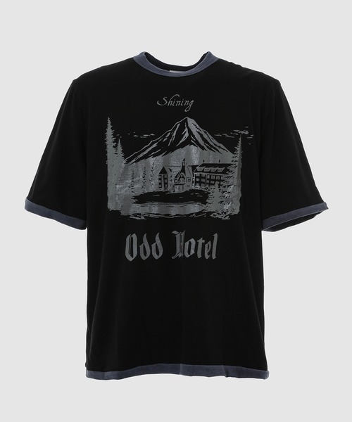 DAIRIKU(ダイリク)の「"Odd Hotel" Reverside H-S Tee(Tシャツ/カットソー・メンズ・ネイビー系/ブラック系その他・M/L)」の1枚目の写真