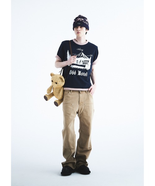 DAIRIKU(ダイリク)の「"Odd Hotel" Reverside H-S Tee(Tシャツ/カットソー・メンズ・ネイビー系/ブラック系その他・M/L)」の5枚目の写真