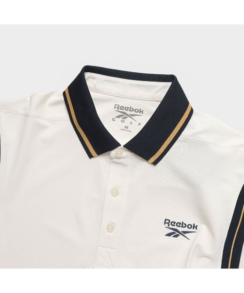 Reebok(リーボック)の「バーシティー ポロ / VARSITY POLO(ポロシャツ・メンズ・ブラック/アイボリー・MEDIUM/LARGE/SMALL)」の8枚目の写真