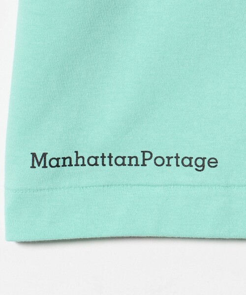 green label relaxing（グリーンレーベルリラクシング）の「＜Manhattan Portage＞ ロゴ Tシャツ（Tシャツ/カットソー・メンズ・ブラック/ホワイト/ターコイズブルー系・M/L/XL）」の18枚目の写真