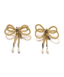 NON TOKYO（ノントーキョー）の「BRAID RIBBON EARRINGS（ピアス（両耳用））」