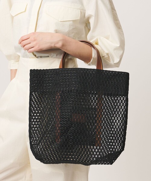 MARY AL TERNA(メアリオルターナ)の「【一部別注】<MARY AL TERNA>GAP MESH トートバッグ(トートバッグ・レディース・ピンク/ライトグレー/ブラック・FREE)」の2枚目の写真
