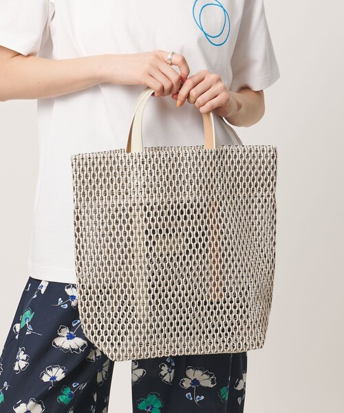 MARY AL TERNA(メアリオルターナ)の「【一部別注】<MARY AL TERNA>GAP MESH トートバッグ(トートバッグ・レディース・ピンク/ライトグレー/ブラック・FREE)」の5枚目の写真