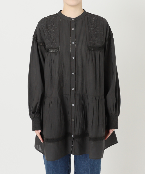 Fanaka(ファナカ)の「【WEB限定】FANAKA / ファナカ リバーレースチュニックワンピース(チュニック・レディース・ブラック/ホワイト・FREE)」の22枚目の写真