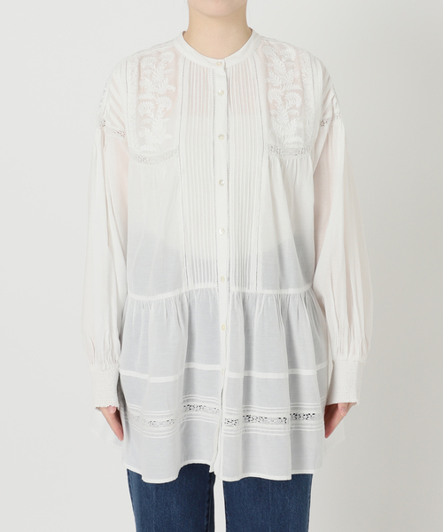 Fanaka(ファナカ)の「【WEB限定】FANAKA / ファナカ リバーレースチュニックワンピース(チュニック・レディース・ブラック/ホワイト・FREE)」の3枚目の写真