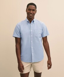 BROOKS BROTHERS | コットン オックスフォード ショートスリーブ フライデーシャツ(シャツ/ブラウス)