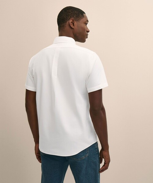 BROOKS BROTHERS(ブルックスブラザーズ)の「コットン オックスフォード ショートスリーブ フライデーシャツ(シャツ/ブラウス・メンズ・ライトブルー/ライトパープル/ホワイト・LARGE/MEDIUM/SMALL/X-LARGE)」の5枚目の写真