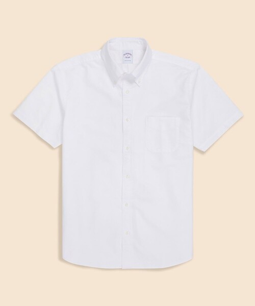 BROOKS BROTHERS(ブルックスブラザーズ)の「コットン オックスフォード ショートスリーブ フライデーシャツ(シャツ/ブラウス・メンズ・ライトブルー/ライトパープル/ホワイト・LARGE/MEDIUM/SMALL/X-LARGE)」の6枚目の写真