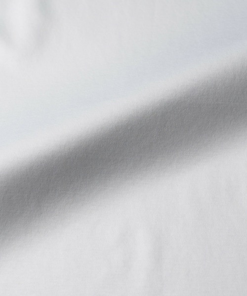ESTNATION（エストネーション）の「ESTNATION / アルビニ コットンスムース カフスＴシャツ（Tシャツ/カットソー・レディース・ブラック/ホワイト/ブラウン/ベージュ/ネイビー/カーキ・FREE）」の7枚目の写真