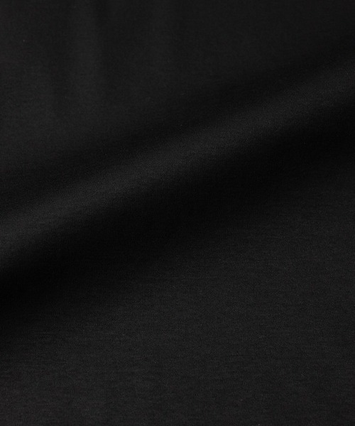 ESTNATION（エストネーション）の「ESTNATION / アルビニ コットンスムース カフスＴシャツ（Tシャツ/カットソー・レディース・ブラック/ホワイト/ブラウン/ベージュ/ネイビー/カーキ・FREE）」の15枚目の写真
