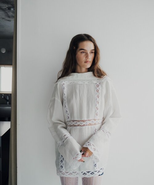 SHENERY（シーナリー）の「【Pasterip】 バテンレースデザインブラウス（シャツ/ブラウス・レディース・オフホワイト・FREE）」の10枚目の写真