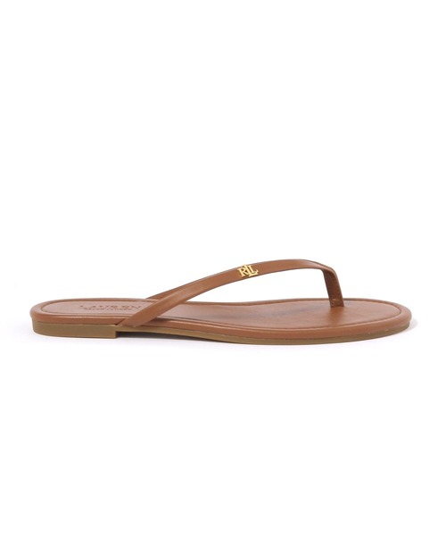 LAUREN(ローレン)の「【LAUREN RALPH LAUREN】FLIP FLOP フラットサンダル(スリッポン・レディース・キャメル/ブラック・36/37)」の5枚目の写真