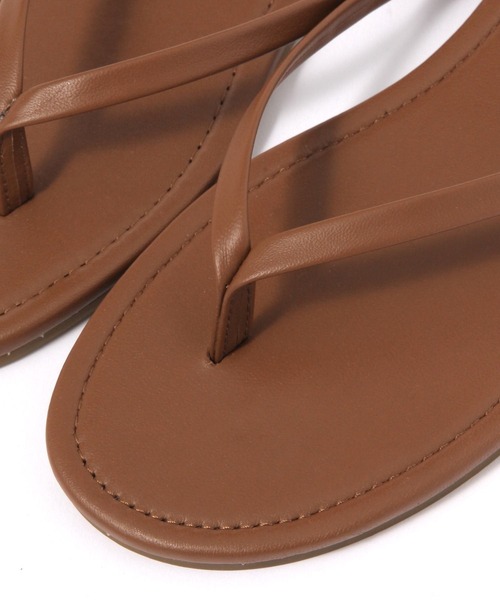 LAUREN(ローレン)の「【LAUREN RALPH LAUREN】FLIP FLOP フラットサンダル(スリッポン・レディース・キャメル/ブラック・36/37)」の7枚目の写真
