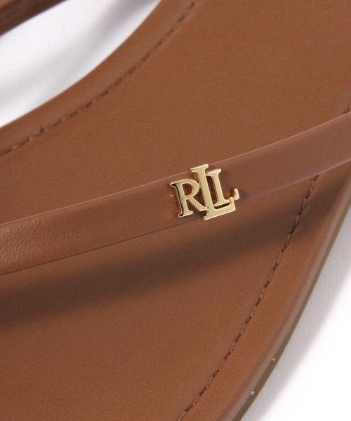 LAUREN(ローレン)の「【LAUREN RALPH LAUREN】FLIP FLOP フラットサンダル(スリッポン・レディース・キャメル/ブラック・36/37)」の8枚目の写真