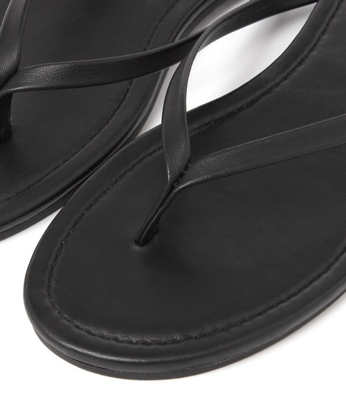 LAUREN(ローレン)の「【LAUREN RALPH LAUREN】FLIP FLOP フラットサンダル(スリッポン・レディース・キャメル/ブラック・36/37)」の12枚目の写真