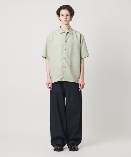 MONKEY TIME（モンキータイム）の「ジャガード ショートスリーブ シャツ（シャツ/ブラウス・メンズ・ライム/ダークグレー・S/XL/L/M）」の14枚目の写真